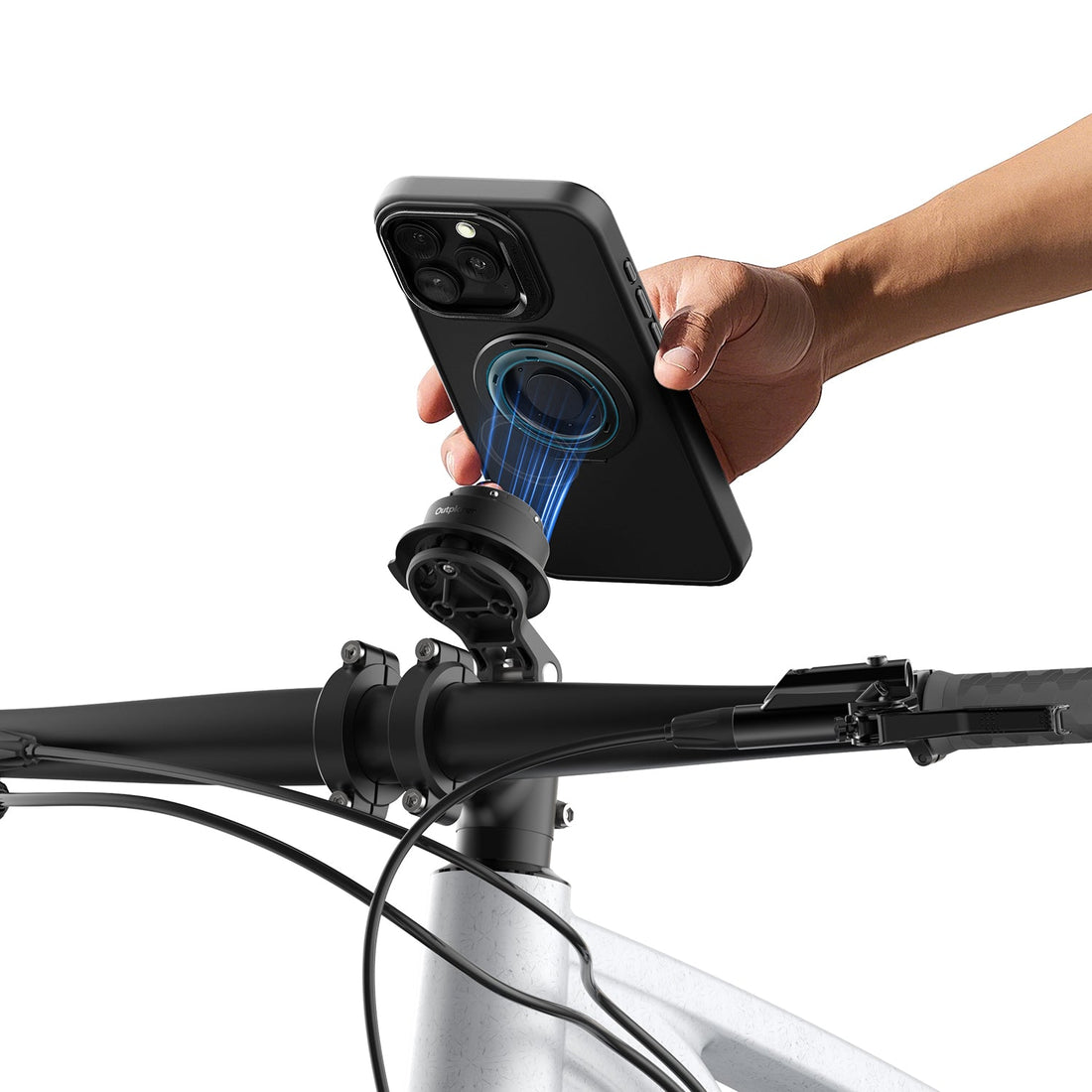 Si aggancia con una mano – porta cellulare Outplorer QB02
