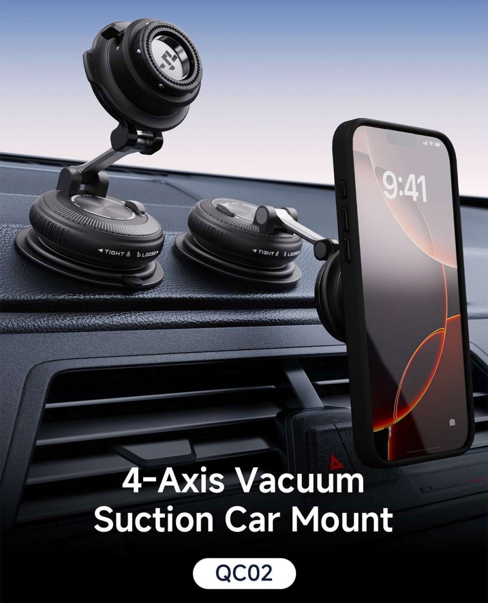 Outplorer QC02 – Supporto per auto 4 - Axis a ventosa sottovuoto - ENDURRAD