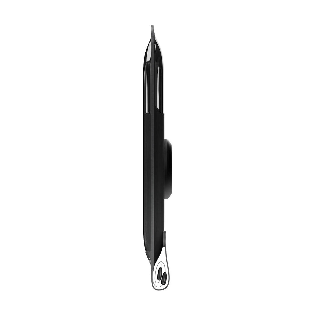Profilo laterale della custodia impermeabile Outplorer QW01 con attacco Quick Launch