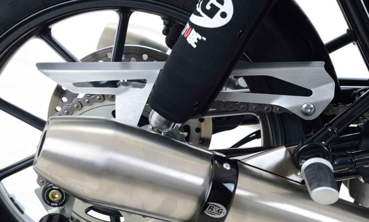 Paracatena in alluminio satinato Triumph Street Twin 900 / T120 Bonneville - ENDURRAD