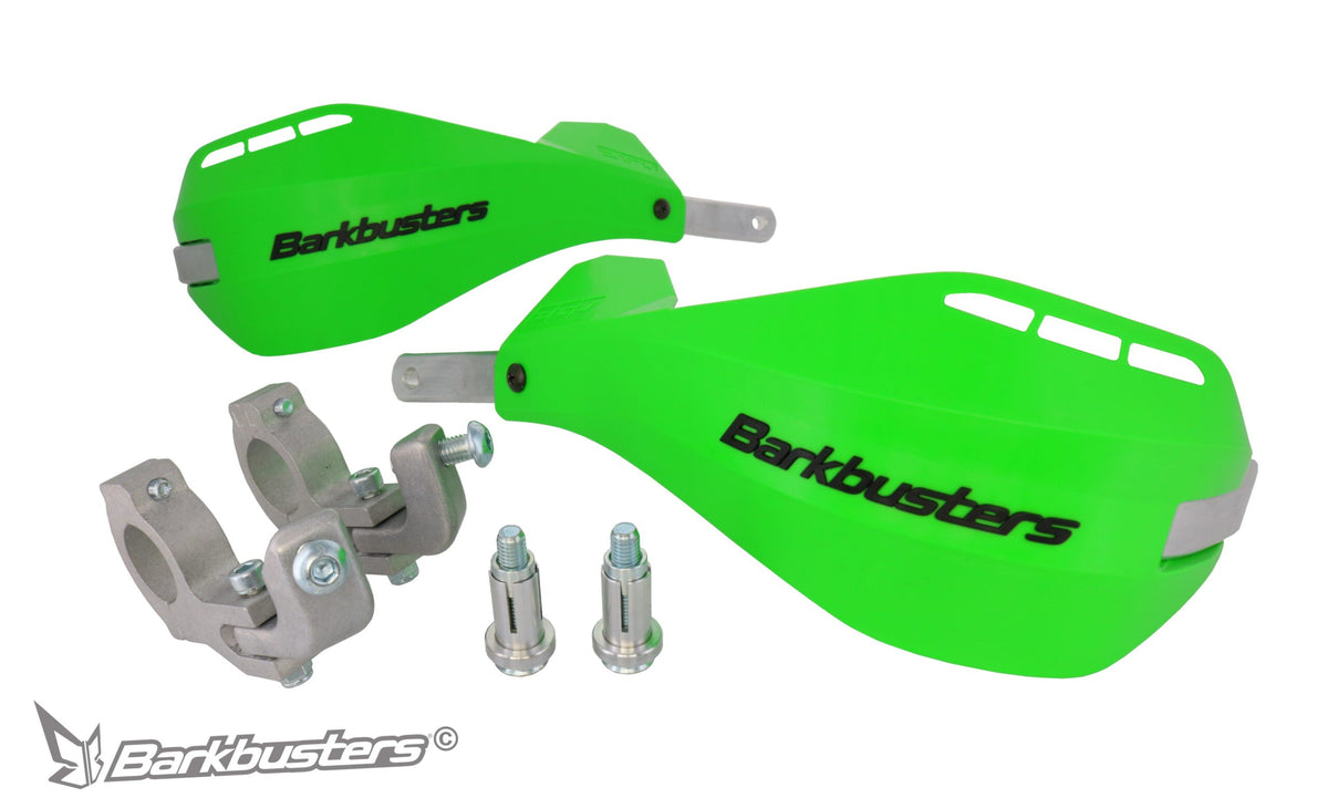 Paramano completo Barkbusters EGO-202 verde per manubrio conico
