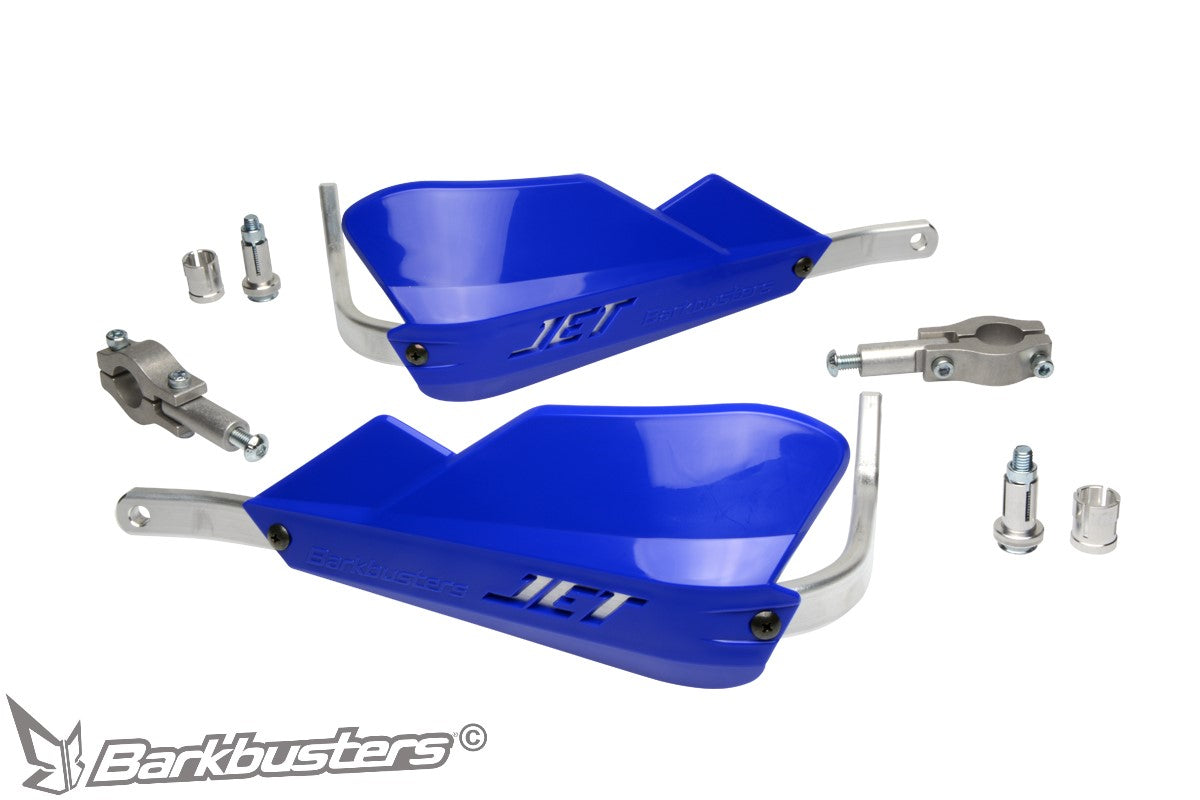 Paramano completo Barkbusters JET-001 blu, struttura in alluminio e plastiche JET