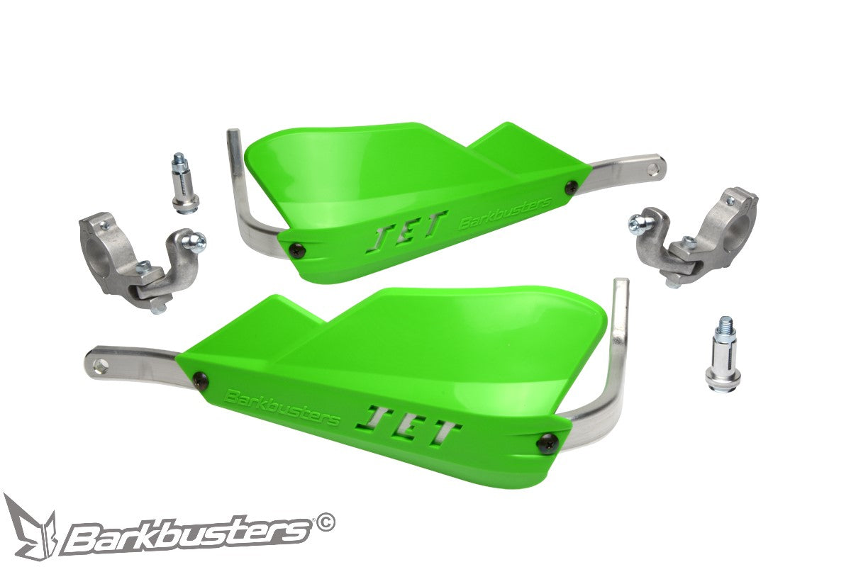 Paramano completo Barkbusters JET-002 verde per manubrio conico