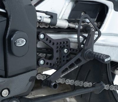 Pedane Arretrate Moto Bmw S1000RR 10 14 S10000R 14 16 5943 Rg RSET01BK - ENDURRAD