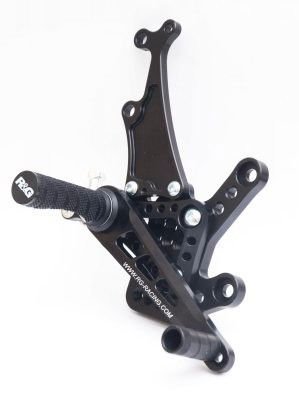 Pedane Arretrate Moto Kawasaki ZX10R 11 15 Solo Versione Stradale 5949 Rg RSET07BK - ENDURRAD