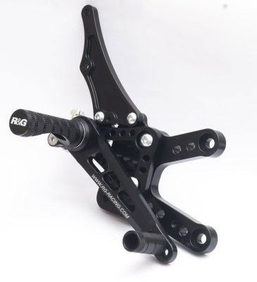 Pedane Arretrate Yamaha R1 09 12 5950 Rg RSET08BK - ENDURRAD