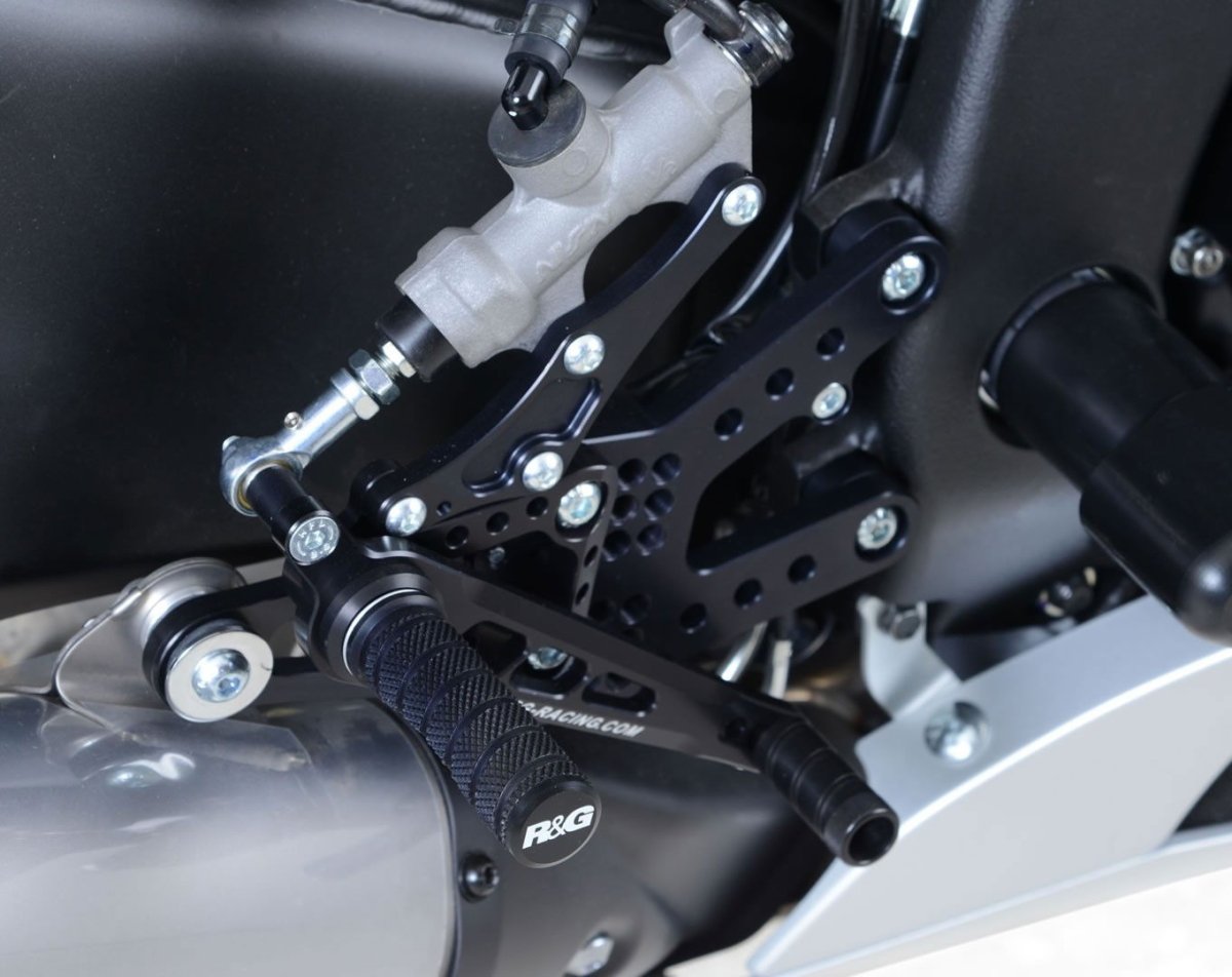 Pedane Moto Arretrate Yamaha Yzf R6 06 12 5951 Rg RSET09BK - ENDURRAD