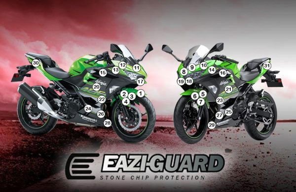 Pellicola adesiva moto kawasaki versys 1000 2019 - 2020 - ENDURRAD