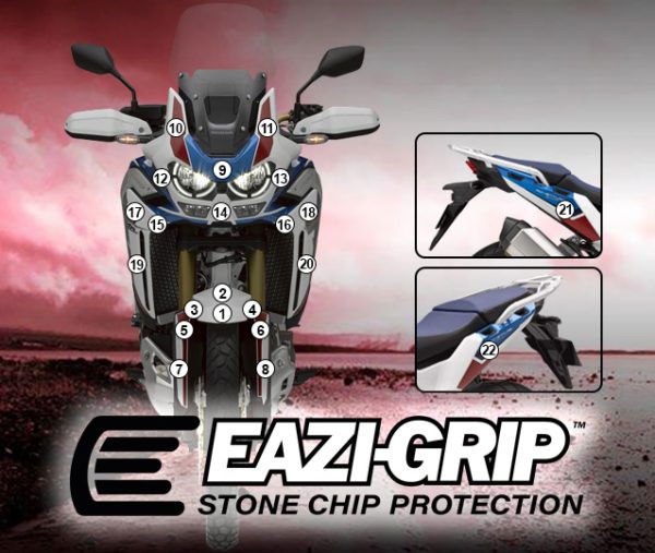 Pellicola protettiva carrozzeria Honda Africa Twin CRF1100L Adventure Sport 2020-2023