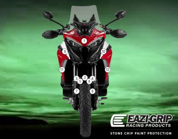 Pellicola protettiva carrozzeria Ducati Multistrada V4 2021-2024