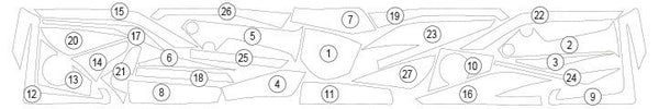 Pellicola protettiva carrozzeria Suzuki GSX-8T 2025-2026