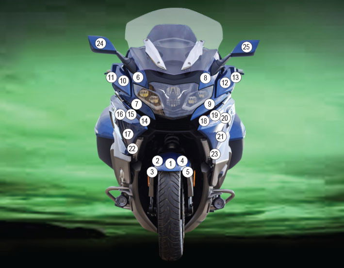 Pellicola protettiva carrozzeria BMW K 1600 2022-2026