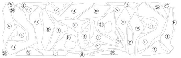 Pellicola protettiva carrozzeria Triumph Tiger Sport 800 2025-2026