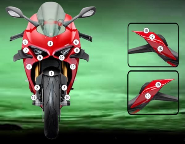 Pellicola protettiva DUCATI PANIGALE V4 - ENDURRAD