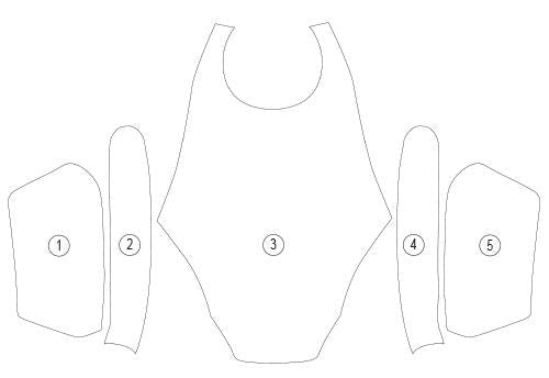 Pellicola protettiva carrozzeria Kawasaki Versys 650 2022-2026 – foto 3