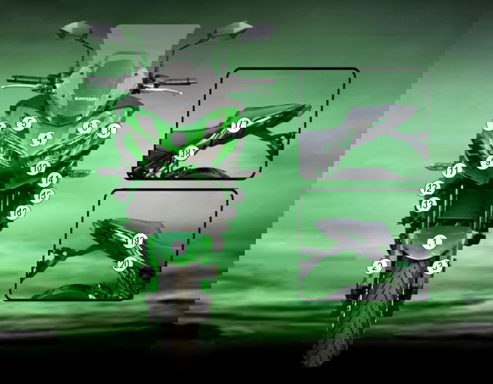 Pellicola protettiva KAWASAKI VERSYS 650 2022-