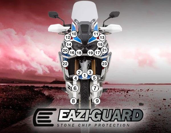 Pellicola protettiva kawasaki zx 10 r 2016 - 2018 - ENDURRAD