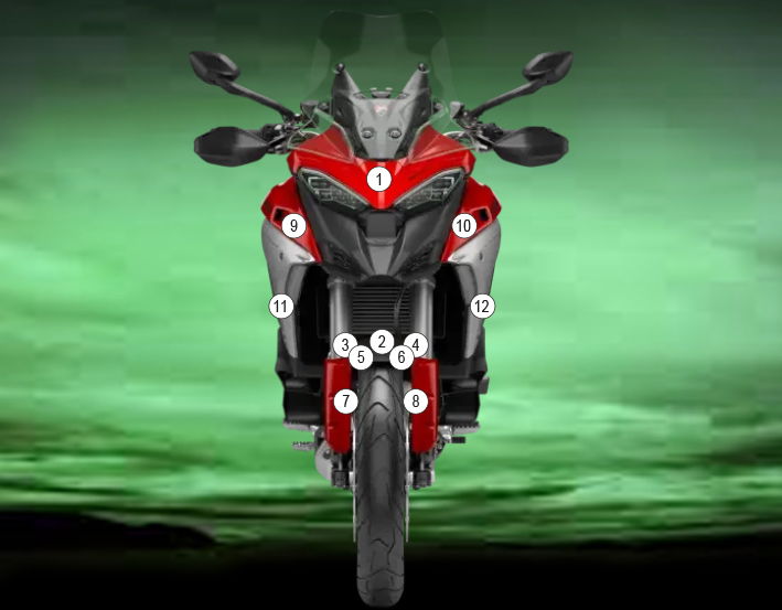 Pellicola protettiva per MULTISTRADA V4 RALLY 2023-