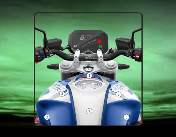 Pellicola protettiva serbatoio BMW R 1250 R 2023-2025