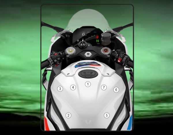 Pellicola protettiva serbatoio per BMW S 1000 RR 2023