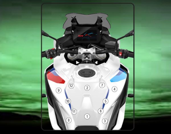 Pellicola protettiva serbatoio BMW S 1000 XR 2020-2026