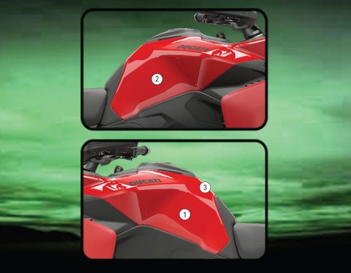 Pellicola protettiva serbatoio per Ducati Multistrada V2 2025 - ENDURRAD