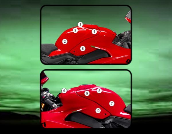 Pellicola protettiva serbatoio per DUCATI PANIGALE V4 - ENDURRAD