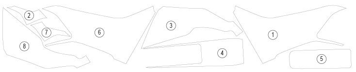 Pellicola protettiva serbatoio per Honda NC 750 X 2021 - ENDURRAD