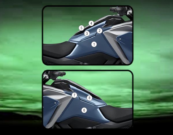 Pellicola protettiva serbatoio per Honda NC750X 2021 -