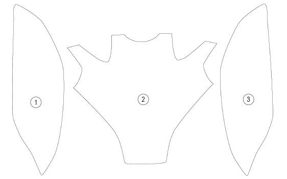 Pellicola protettiva serbatoio per Suzuki GSX - S1000 GT 2022 - ENDURRAD