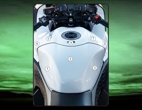 Pellicola protettiva serbatoio per Suzuki HAYABUSA 2021 -