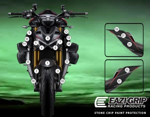 Pellicola protettiva carrozzeria Ducati Streetfighter V4 SP 2022