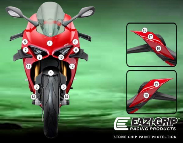 Pellicola protettiva carrozzeria Ducati Panigale V4 2020-2022