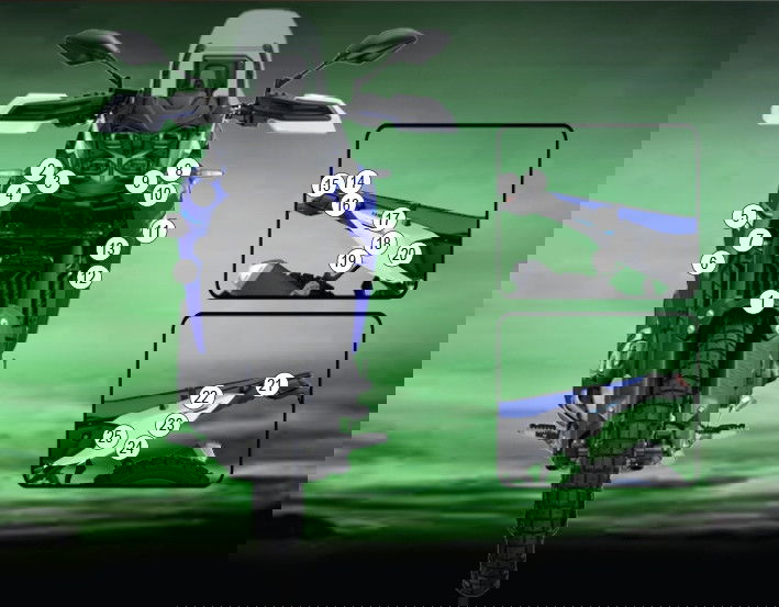 Pellicola protettiva YAMAHA Tenere 700 2025-