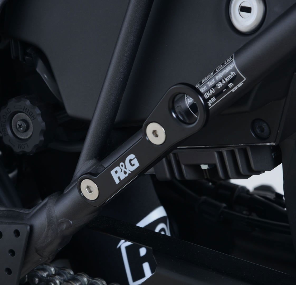 Piastra per aggancio cinghie - coppia, Honda CRF 1000 L Africa Twin - nero TH0019BK (non compatibile con borse laterali originali) - ENDURRAD