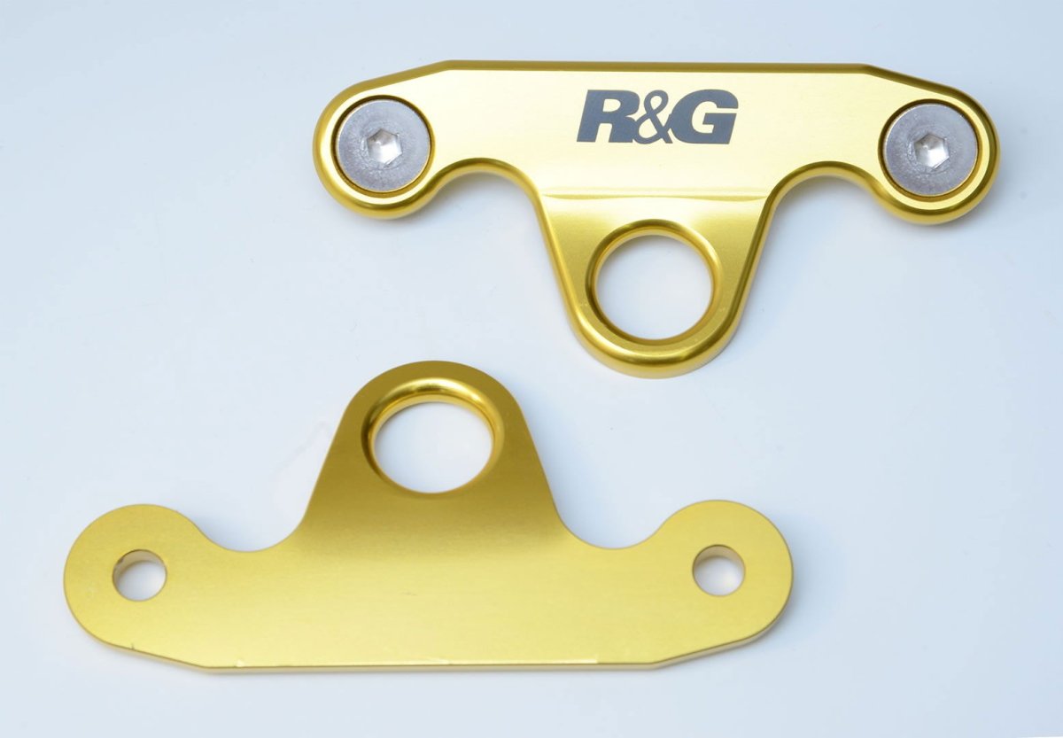 Piastra per aggancio cinghie - coppia, Kawasaki ZX - 10R '11 - R&G - ENDURRAD