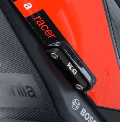 Placchette Copri Fori Poggiapiedi Posteriori Paio Aprilia V4 Tuono 1100 11 RSV4 09 RSV4 1100 Factory 19 12803 Rg BLP0038BK - ENDURRAD