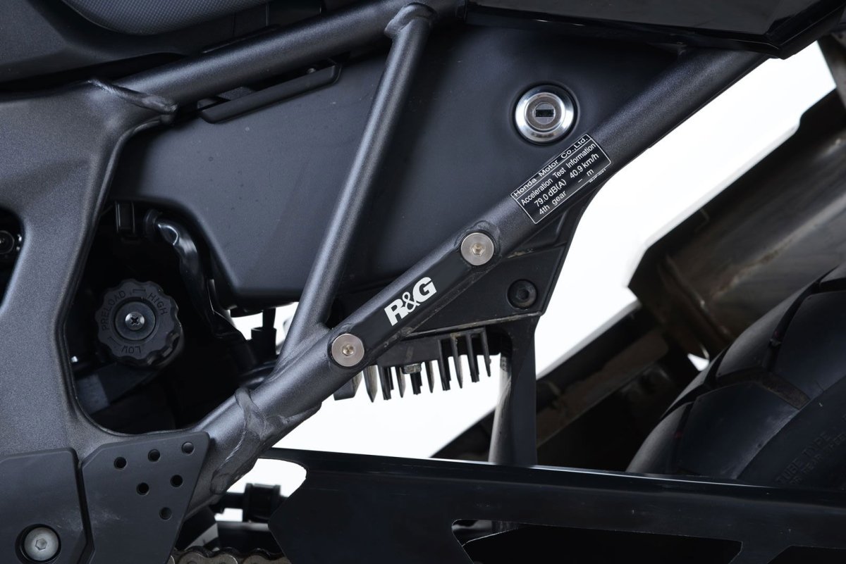 Placchette Copri Fori Poggiapiedi Posteriori Paio Honda CRF1000L Africa Twin 15377 Rg BLP0051BK - ENDURRAD