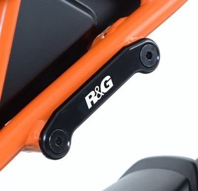 Placchette Copri Fori Poggiapiedi Posteriori Paio Ktm RC125 200 390 11832 Rg BLP0036BK - ENDURRAD