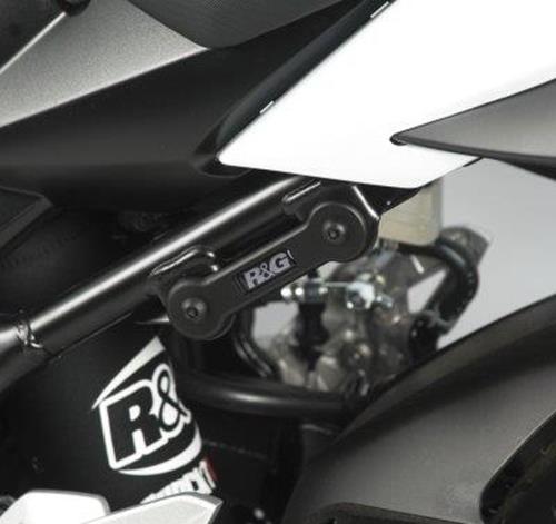 Placchette Copri Fori Poggiapiedi Posteriori Pezzo Singolo Lato Sx Suzuki GSR750 11 Gsxs 750 17 GSX250R 17 70250 Rg BLP0009BK - ENDURRAD