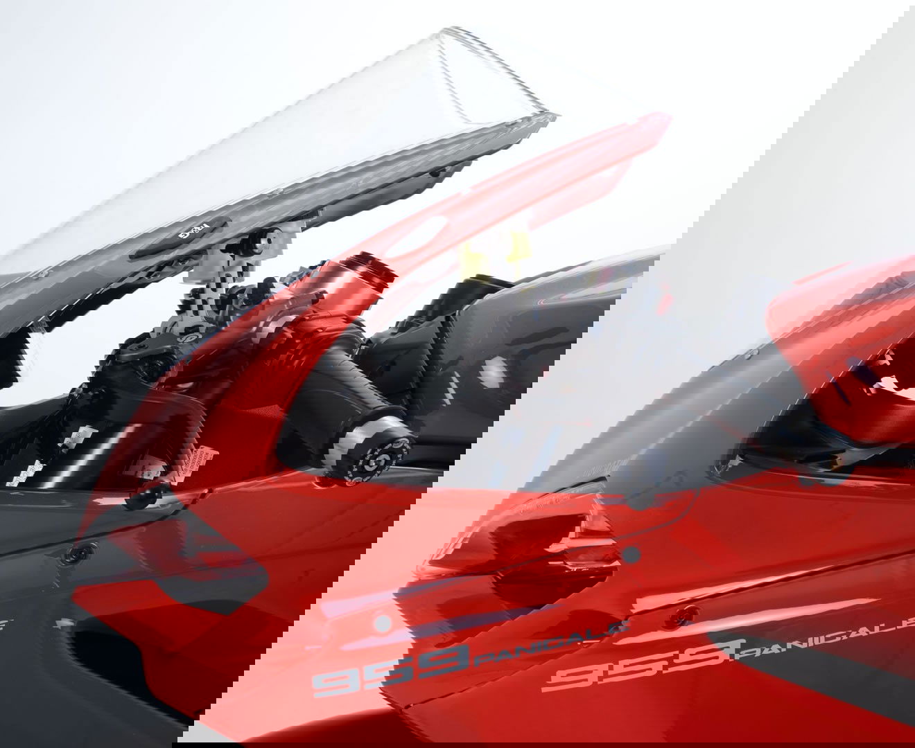 Placchette Coprifori Specchietti Ducati 959 1299 Panigale 12297 Rg MBP0022BK - Endurrad