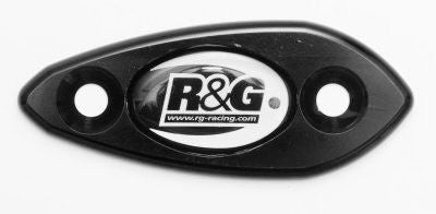 Placchette Coprifori Specchietti Kawasaki ZX6 R 2009 7288 Rg MBP0003BK - ENDURRAD