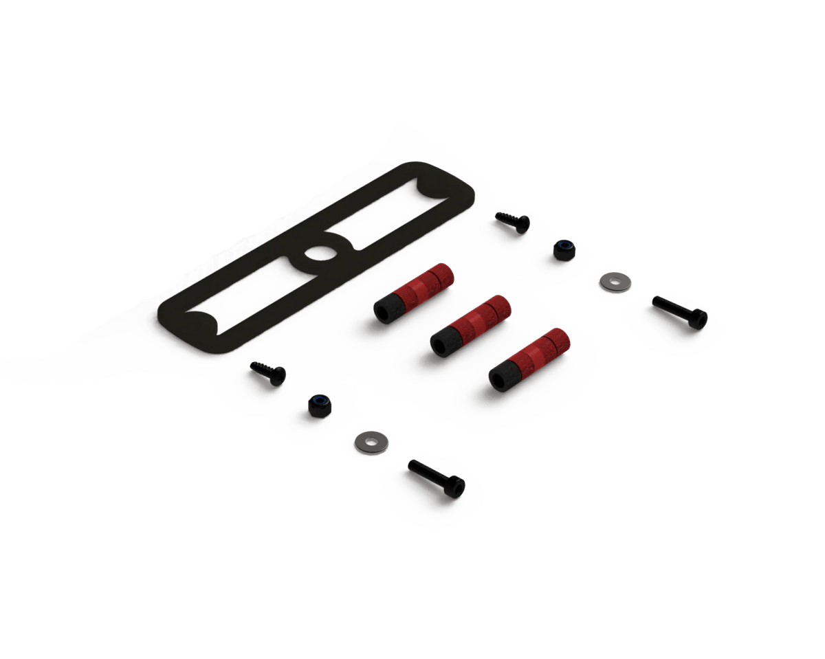 Placchette fissaggio modulo luminoso B6 - ENDURRAD