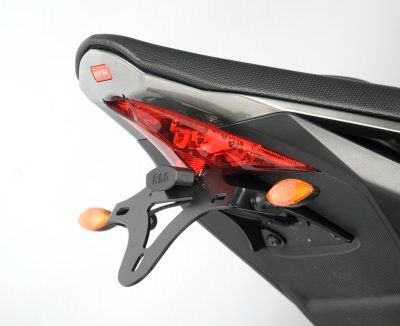 Portatarga Aprilia Rsv 4 V4 Tuono 11 14 RS4 125 RS4 50 5717 Rg LP0084BK - ENDURRAD