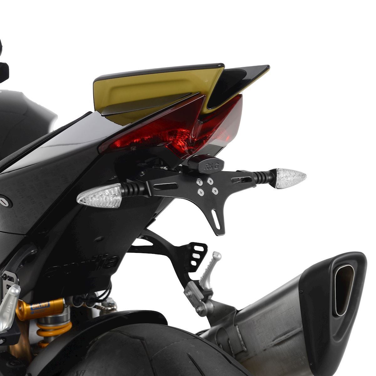 Portatarga Aprilia RSV4 1100 Factory 21 V4 Tuono 1100 Factory 21 74925 Rg LP0343BK - ENDURRAD