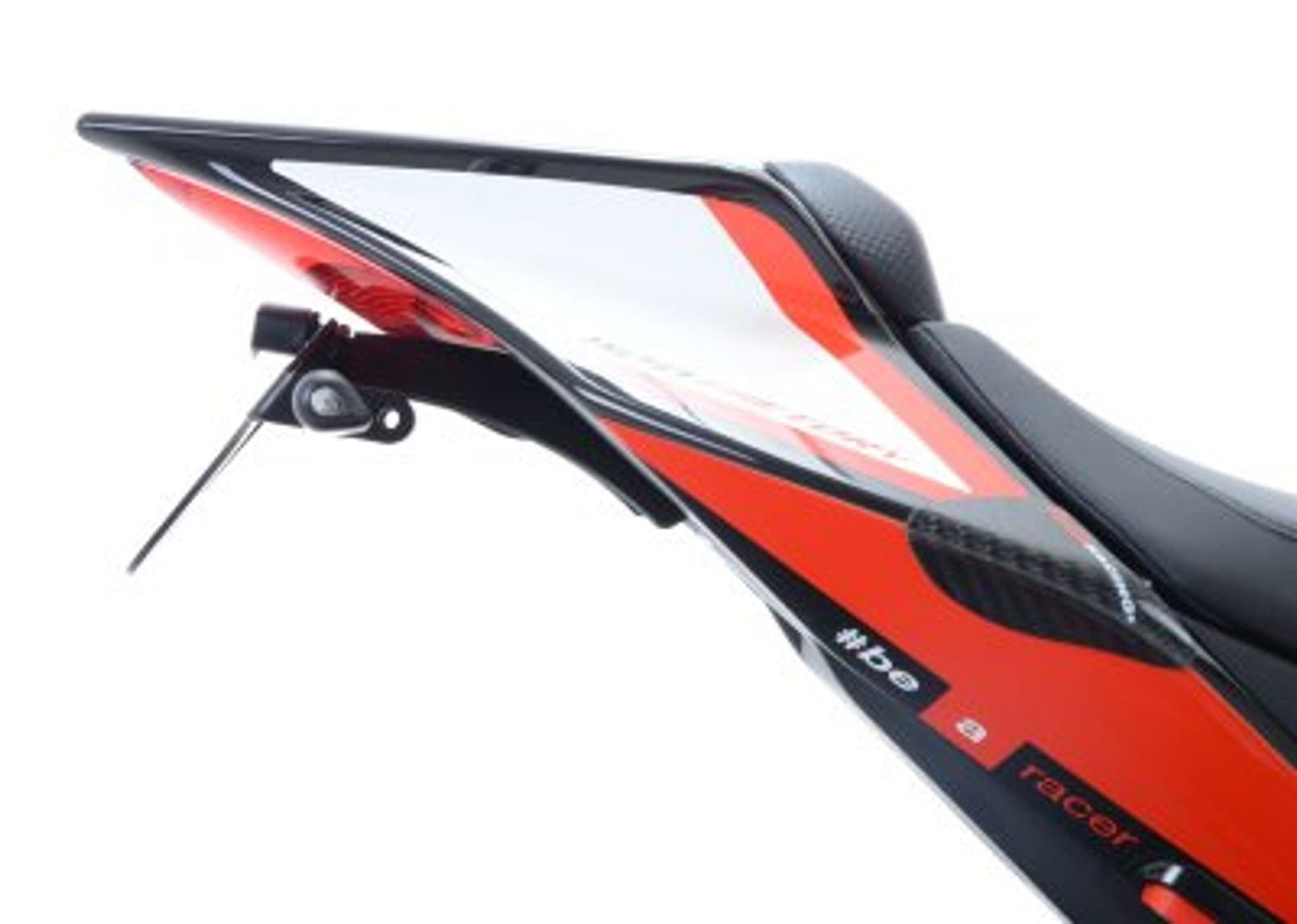 Portatarga Aprilia V4 Tuono 1100 15 12861 Rg LP0183BK - Endurrad