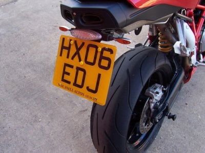 Portatarga Ducati 749 999 5658 Rg LP0033BK - ENDURRAD