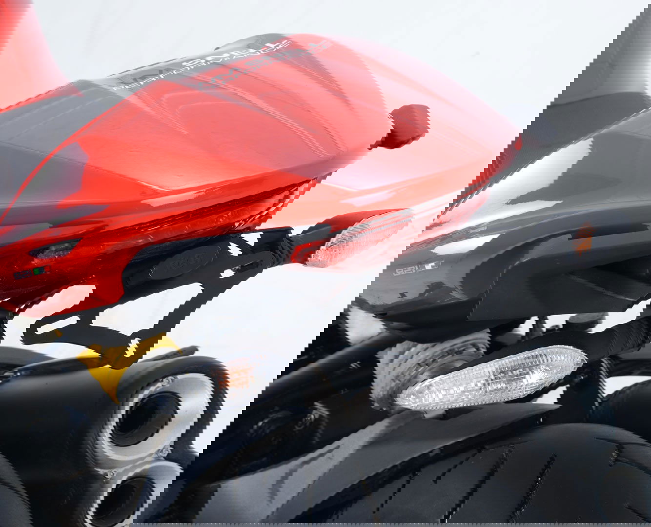 Portatarga Ducati Monster 821 14 17 11900 Rg LP0166BK - Endurrad