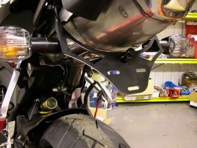 Portatarga Honda Cbr 600 Rr 03 06 Cbr 1000 Rr 04 07 5629 Rg LP0008BK - ENDURRAD