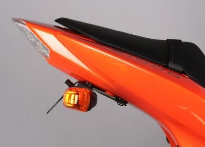 Portatarga Kawasaki Z1000 07 09 Z 750 07 Z750R 5678 Rg LP0048BK - Endurrad